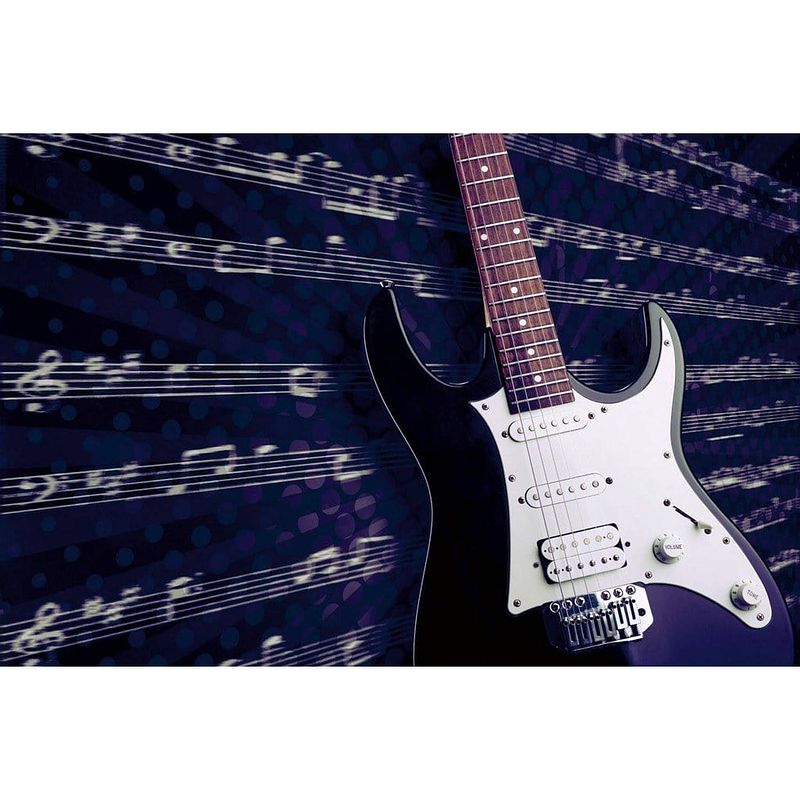 Foto van Dimex electric guitar vlies fotobehang 375x250cm 5-banen