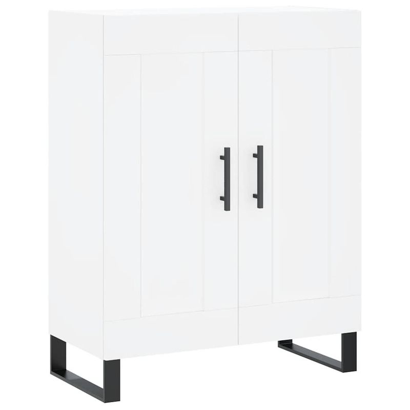 Foto van Vidaxl dressoir 69,5x34x90 cm bewerkt hout wit