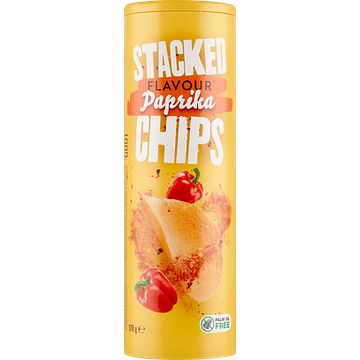 Foto van Stacked flavour paprika chips 170g bij jumbo