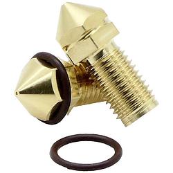 Foto van Fabconstruct nozzle brass 0,4 mm voor ultimaker um3, s3, s5, s5 pro brass nozzle aa rn35481