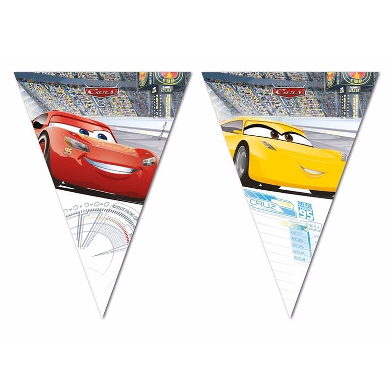 Foto van Disney cars 3 vlaggenlijn