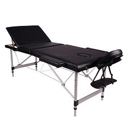 Foto van Giga meubel massagetafel aluminium - behandeltafel - 3-zones - 8 hoogtestanden