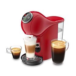 Foto van Krups koffiezetapparaat, espresso maker, compact, xl functie, multi-beverage, genio s plus rood yy4444fd