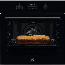 Foto van Pyrolyse multifunctionele oven - electrolux pulsed spray warmte - eof6p46z - zwart - koude deur - l67 x l63,5 x h65.4cm