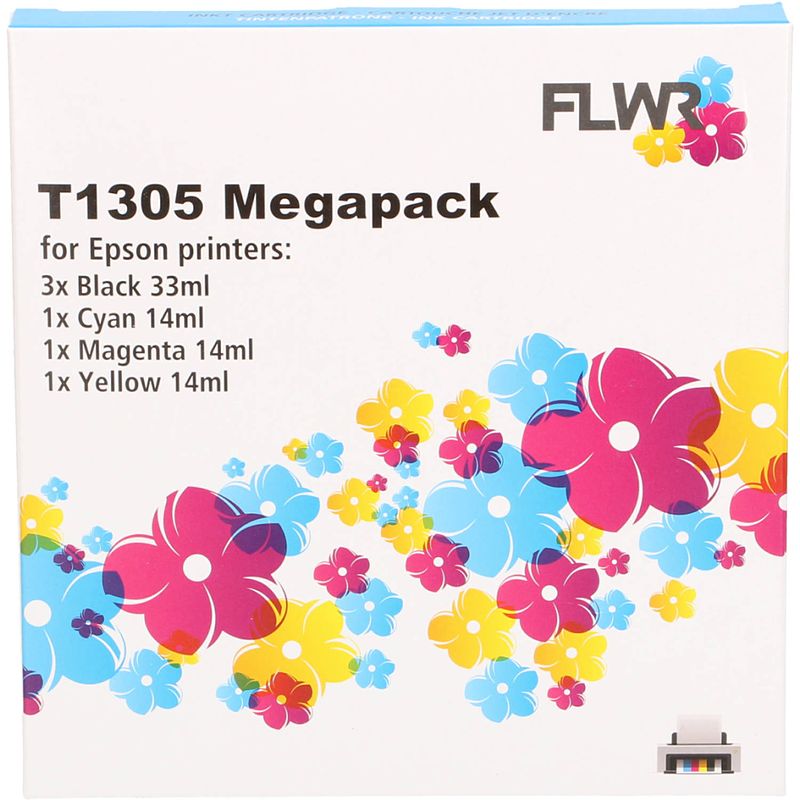 Foto van Flwr epson t1301/2/3/4 megapack cartridge