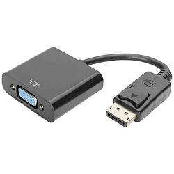 Foto van Digitus ak-340410-001-s displayport / vga adapter [1x displayport stekker - 1x vga-bus] zwart 15.00 cm