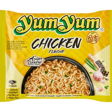 Foto van Yum yum instant noedels kipsmaak 60g bij jumbo