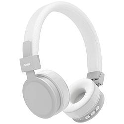 Foto van Hama freedom lit on ear headset bluetooth stereo wit vouwbaar, headset, volumeregeling