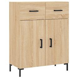 Foto van Vidaxl dressoir 69,5x34x90 cm bewerkt hout sonoma eikenkleurig