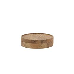 Foto van Light&living deco box ø25x6,5 cm didius acacia hout naturel