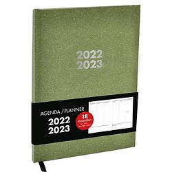 Foto van Agenda / planner 18 maanden juli 2022 - december 2023 a5 groen