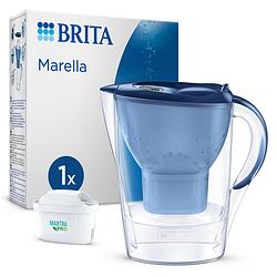 Foto van Brita - waterfilterkan - marella cool - inclusief 1 maxtra pro all-in-1 waterfilterpatroon - blauw - 2,4l