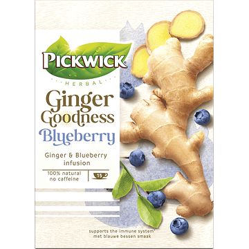 Foto van Pickwick ginger goodness blueberry kruidenthee bij jumbo