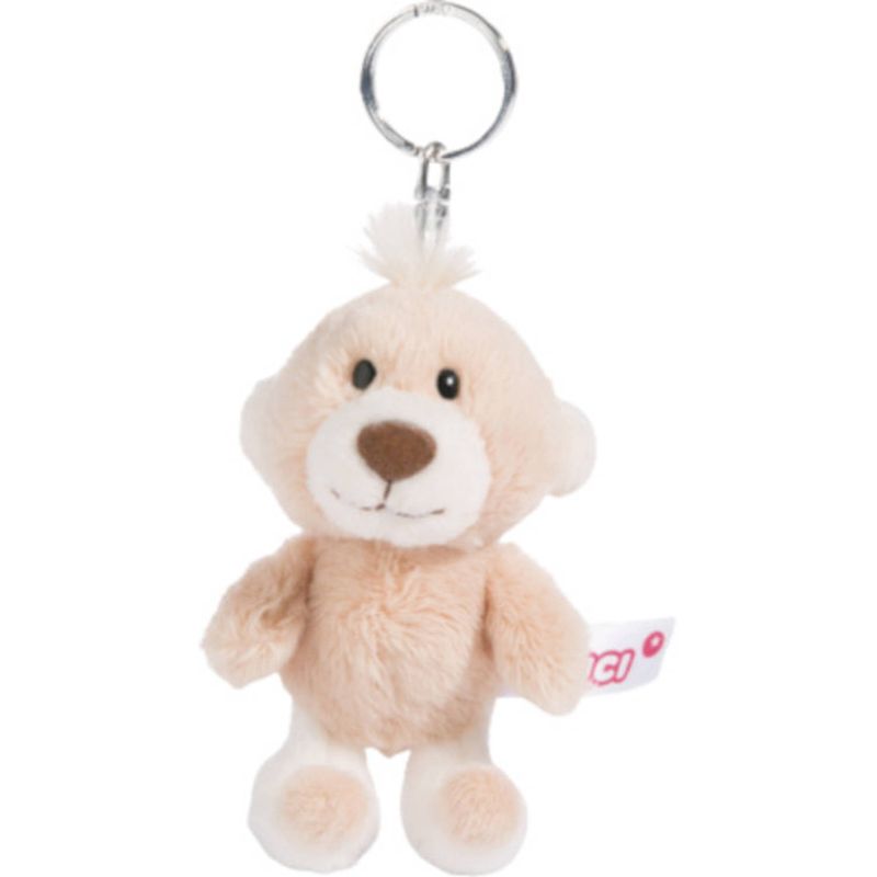 Foto van Nici sleutelhanger baby bear junior 10 cm pluche wit