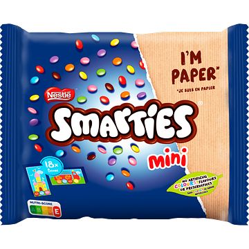 Foto van Smarties mini melk chocolade uitdeelzak bij jumbo