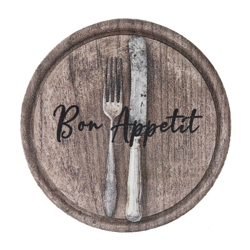 Foto van Md entree - keukenloper - cook&wash - bon appetit wood - 67 cm ø