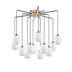 Foto van Ideal lux - rhapsody - hanglamp - metaal - g9 - zwart