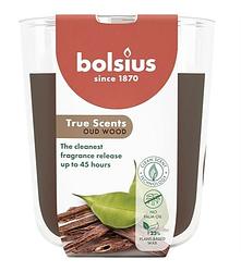 Foto van Bolsius true scents oud wood geurkaars