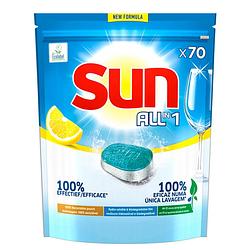 Foto van Sun - all-in one - vaatwastabletten - citroen - voordeelverpakking 3 x 78 tabs