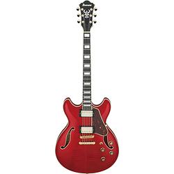 Foto van Ibanez artcore expressionist as93fm transparent cherry red semi-akoestische gitaar