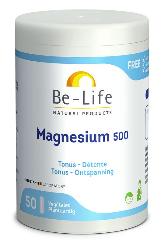 Foto van Be-life magnesium 500 capsules