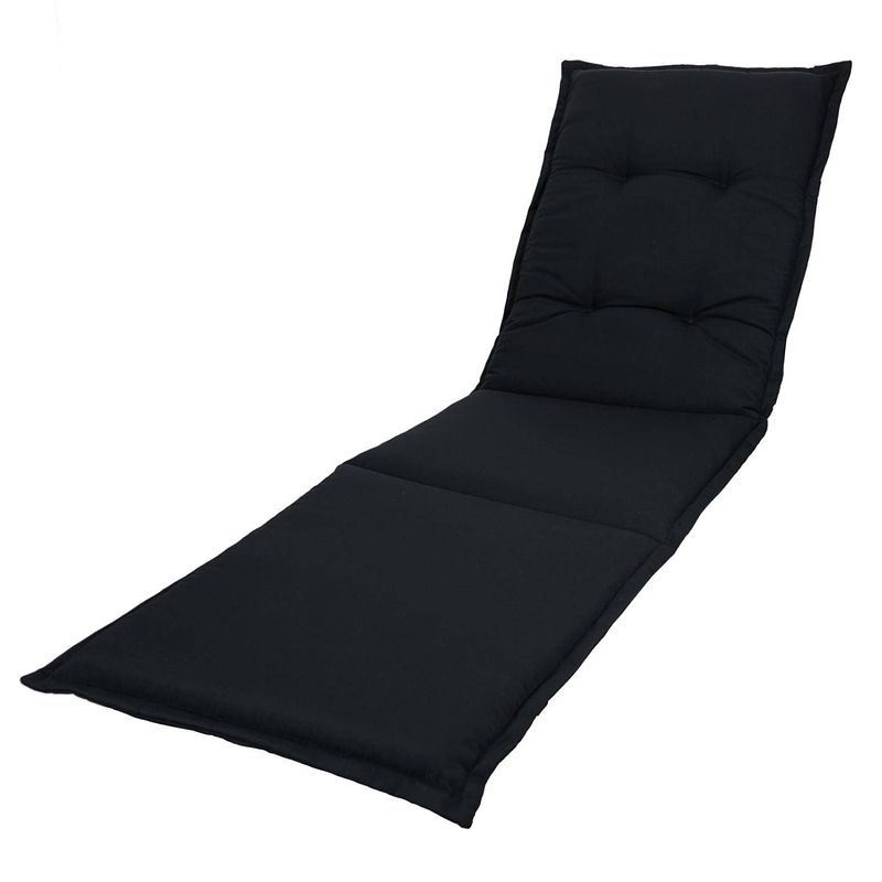 Foto van Kopu® prisma black - extra comfortabel ligbedkussen 195x60 cm - zwart