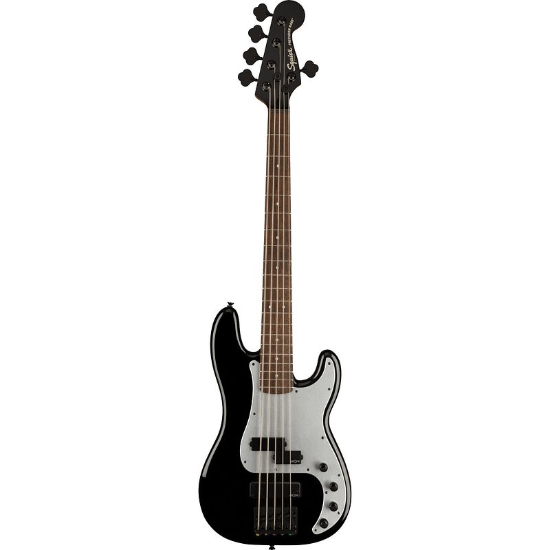 Foto van Squier contemporary active precision bass ph v black 5-snarige elektrische basgitaar