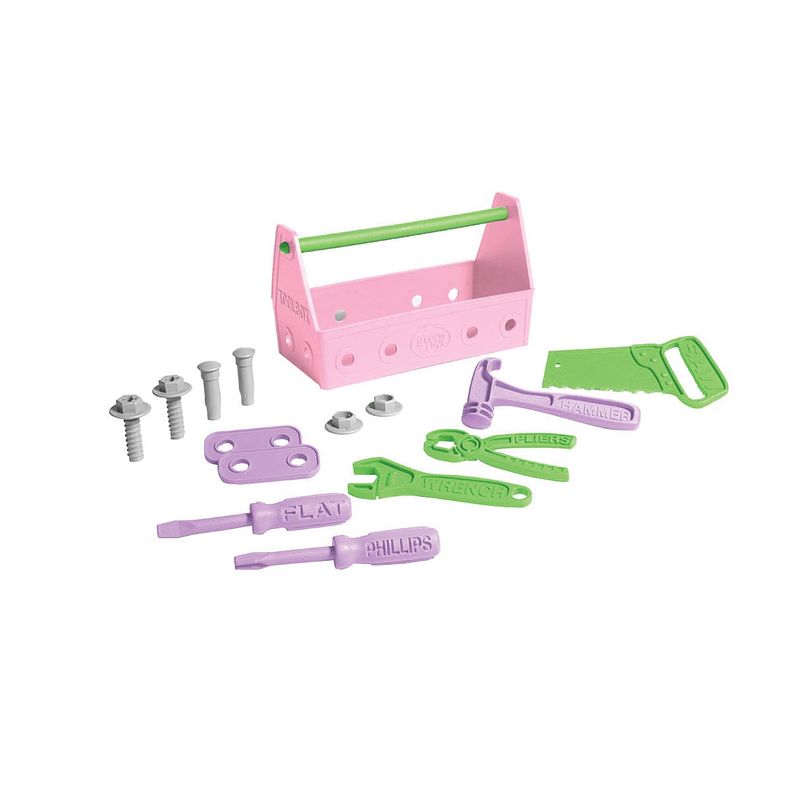 Foto van Green toys - gereedschapskist roze
