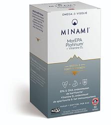 Foto van Minami morepa platinum + vitamine d3 softgels