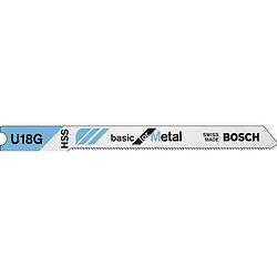 Foto van Bosch accessories 2609256767 decoupeerzaagblad hss, u 18 g 2 stuk(s)