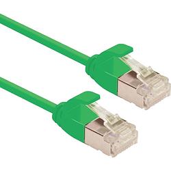 Foto van Roline 21153335 rj45 netwerkkabel, patchkabel cat 6a u/ftp 2.00 m groen 1 stuk(s)