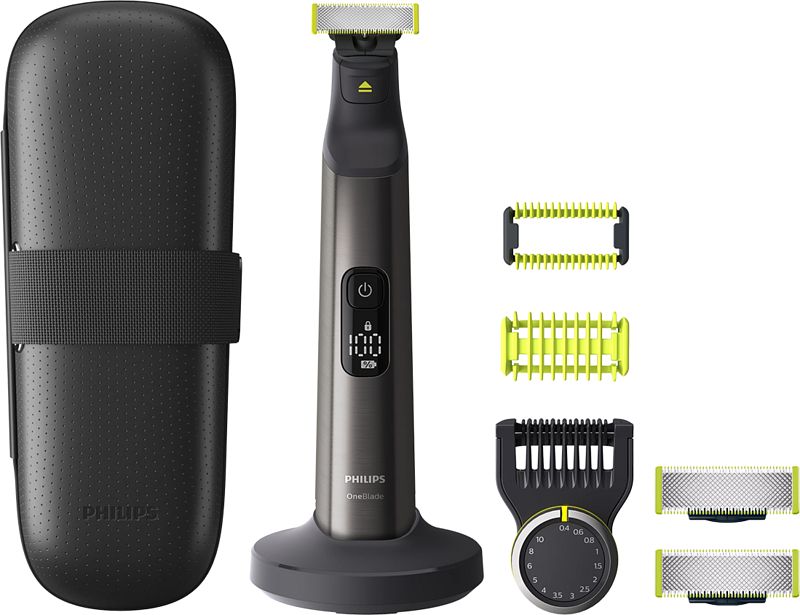 Foto van Philips oneblade pro qp6650/30 + 2 mesjes