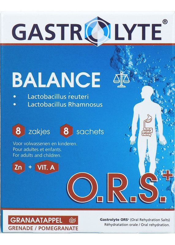 Foto van Gastrolyte o.r.s. balance + probiotica