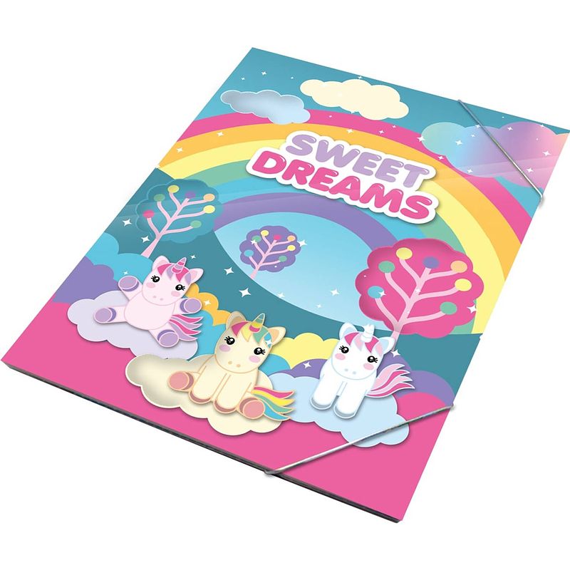 Foto van Sweet dreams stickerboek junior 32 x 22 cm karton blauw