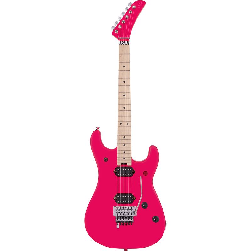 Foto van Evh 5150 series standard neon pink mn elektrische gitaar