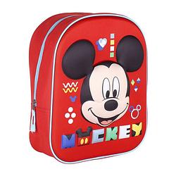 Foto van Schoolrugzak mickey mouse rood (25 x 31 x 10 cm)