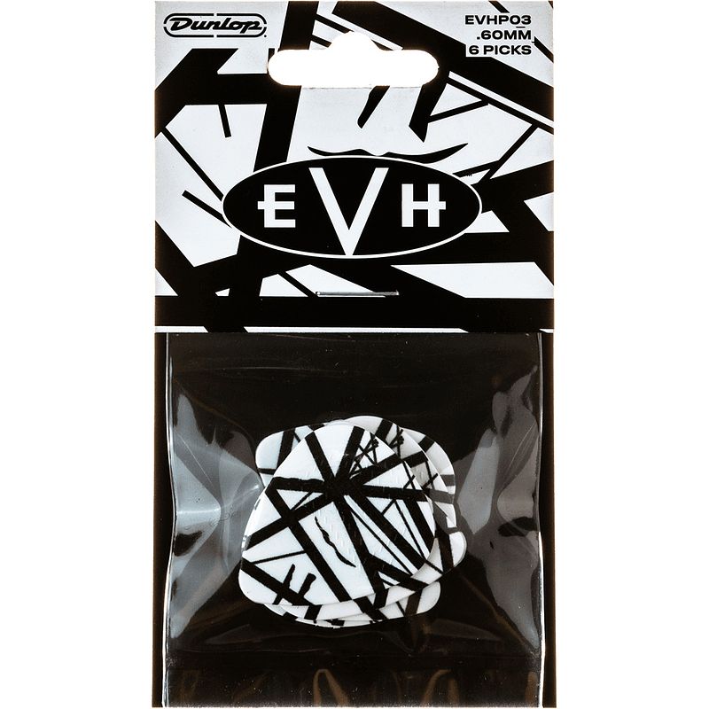 Foto van Dunlop evhp03 evh vhi 0,60 mm plectrumset (6 stuks)