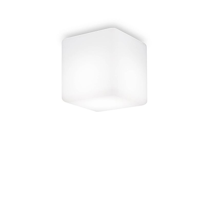 Foto van Ideal lux - luna - plafondlamp - metaal - g9 - wit