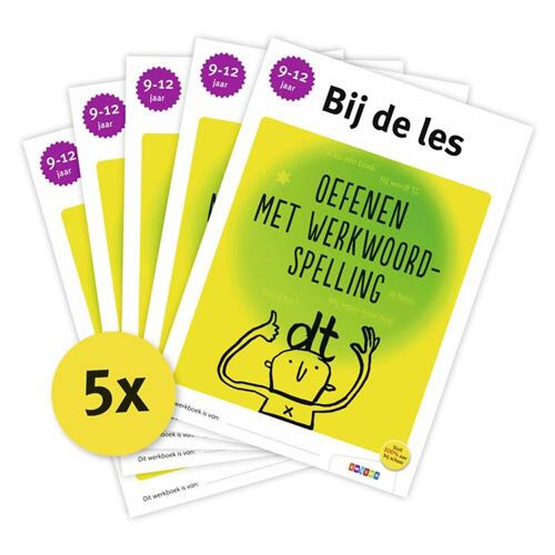 Foto van Pakket bij de les leer en oefen werkwoordspelling (5ex)