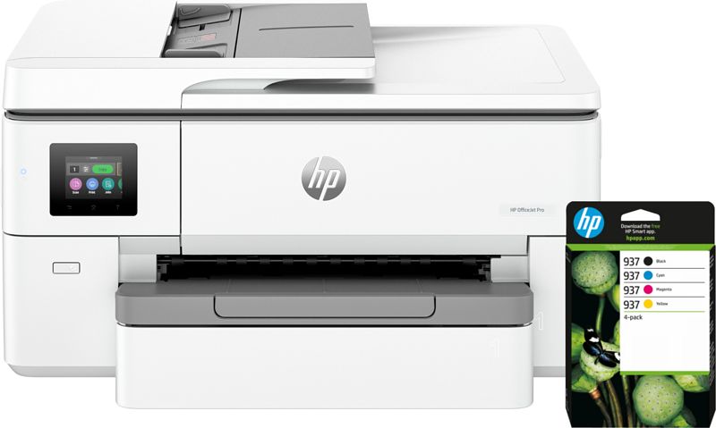 Foto van Hp officejet pro 9720e + 1 set extra inkt