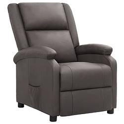 Foto van The living store verstelbare fauteuil - grijs - l71xb90.5xh96 cm - elektrisch verstelbaar