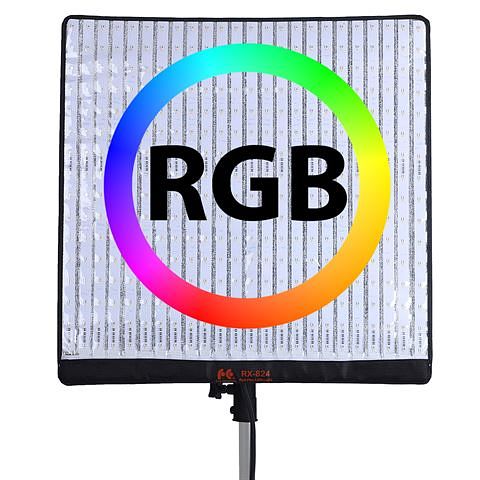 Foto van Falcon eyes flexibel rgb led paneel rx-824-k1 63x63 cm