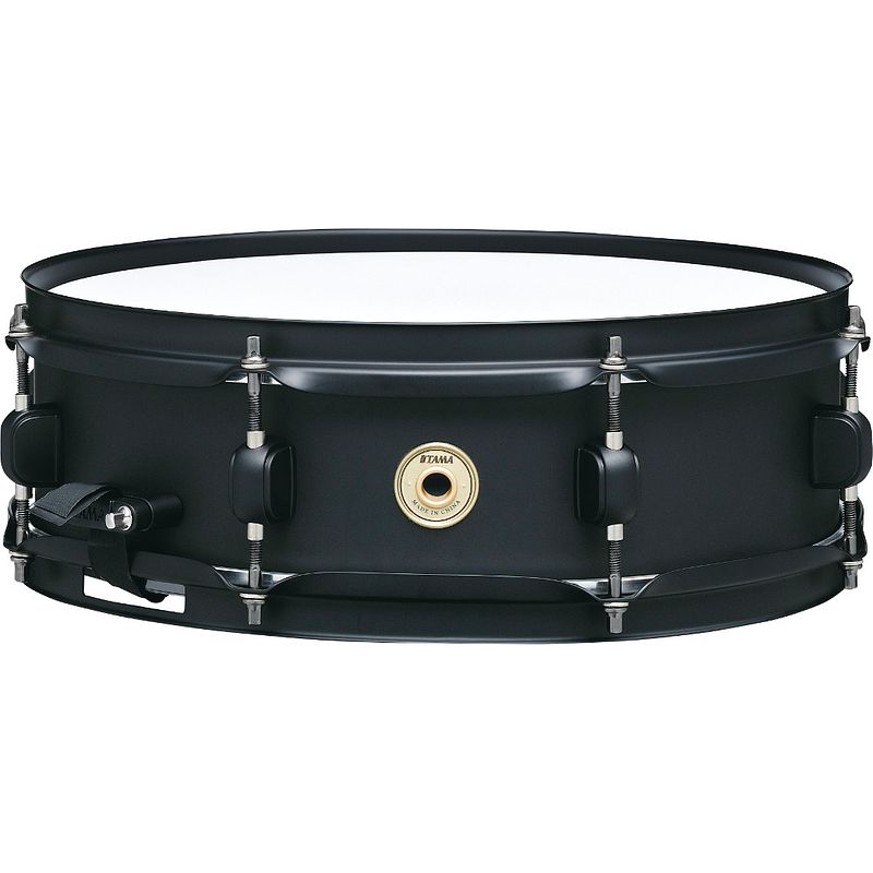 Foto van Tama bst134bk metalworks black steel 13 x 4 inch snaredrum