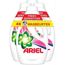 Foto van Ariel vloeibaar wasmiddel fresh sensations - 4x31 wasbeurten - voordeelverpakking