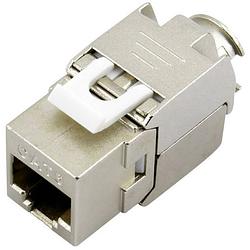 Foto van Tru components rj45-koppeling, cat. 6 93038c368 koppeling, recht aantal polen 8 metaal 1 stuk(s)