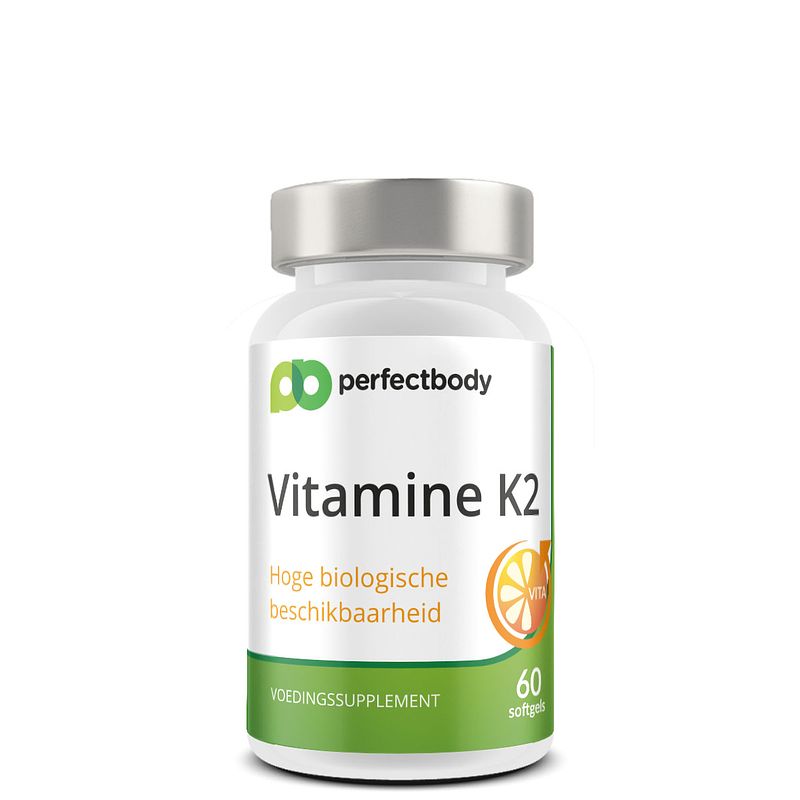 Foto van Perfectbody vitamine k2 mk-7 capsules - 60 softgels