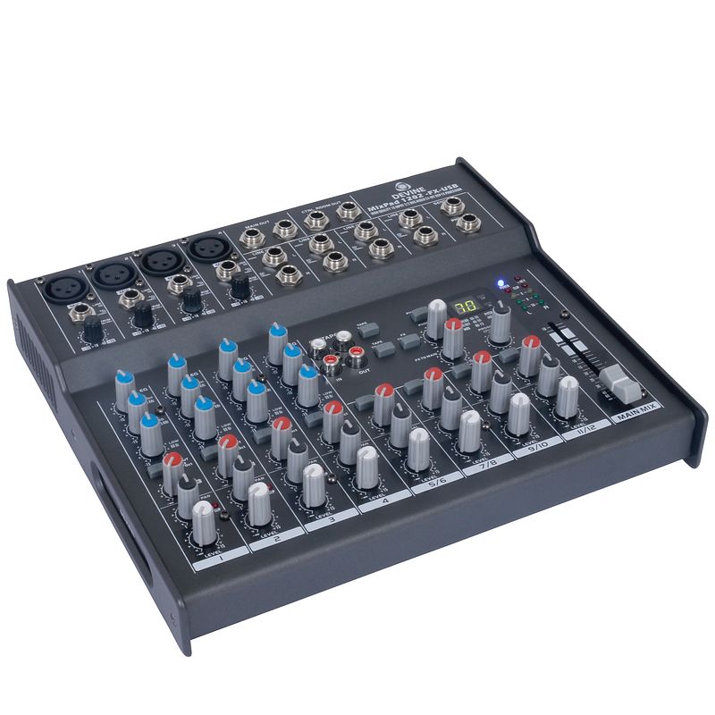 Foto van Devine mixpad 1202-fx-usb 12-kanaals mixer met fx en usb