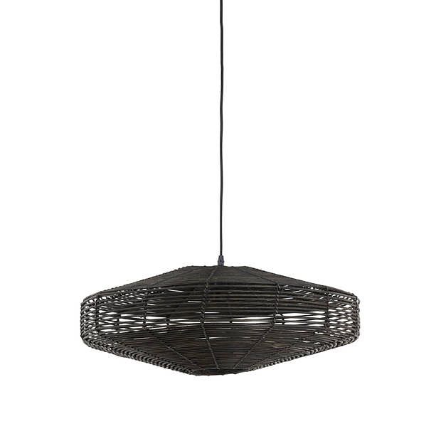 Foto van Light & living - hanglamp - 60x60x21 - bruin