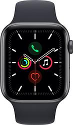 Foto van Apple watch se 44mm space gray aluminium middernacht sportband