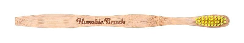 Foto van Humble brush tandenborstel bamboe geel